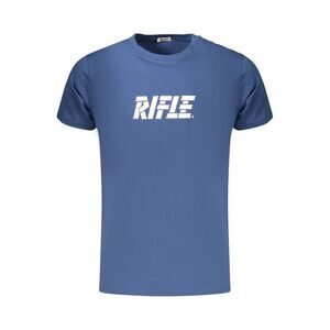 Rifle Blue Cotton Men's Men's T-Shirt